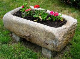 Alter Granittrog Antiker Granittrog